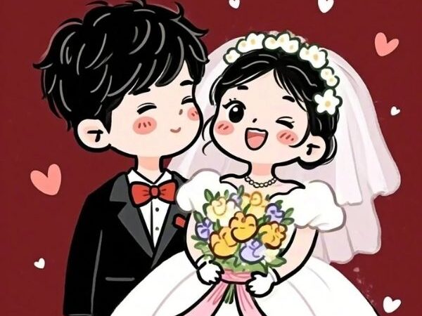 63+ hình ảnh cô dâu chú rể chibi ngọt ngào và đáng yêu nhất