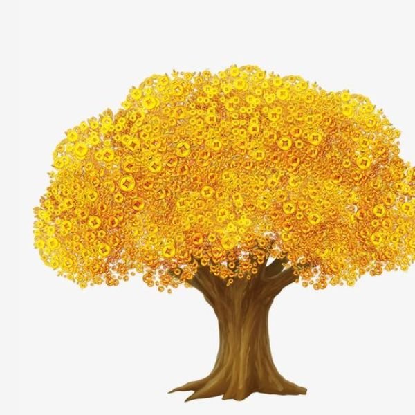 1 cây vàng trol bằng cây