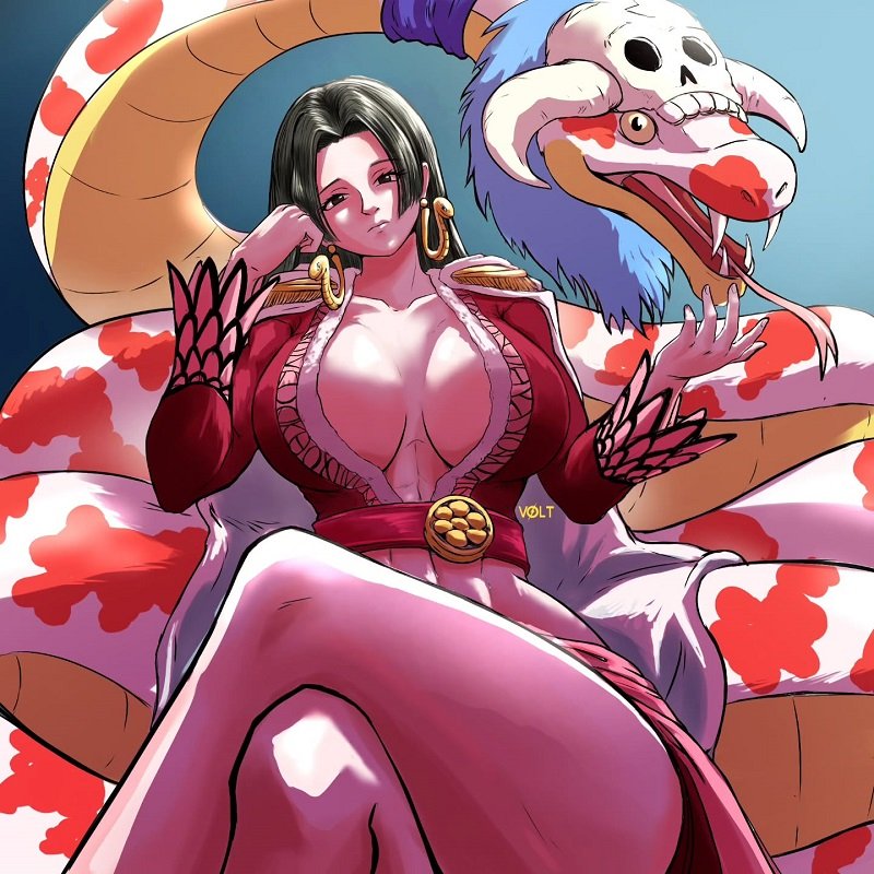 ảnh boa hancock quấn hút