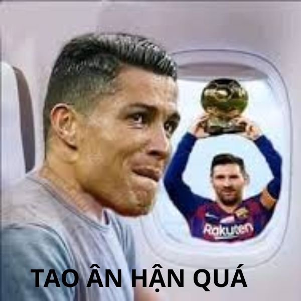 ảnh chế ronaldo ân hận