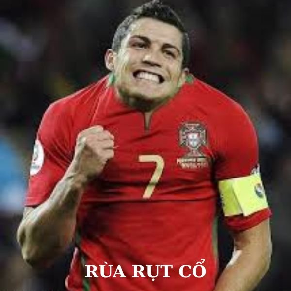 ảnh chế ronaldo đau cổ