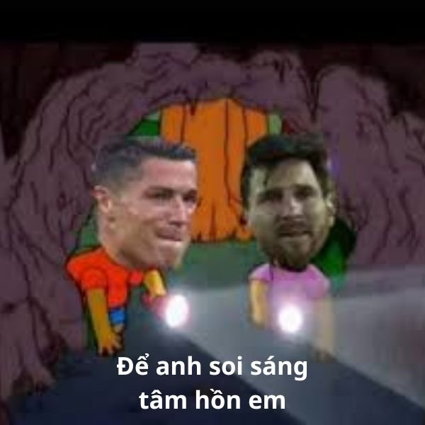 ảnh chế ronaldo đen tối