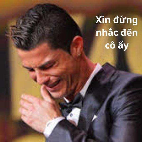 ảnh chế ronaldo thất tình
