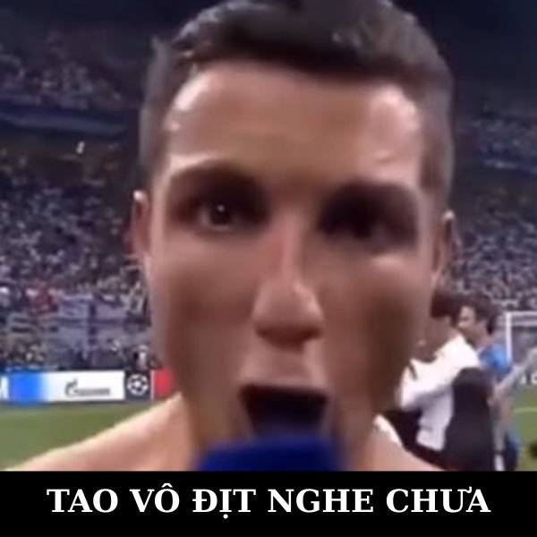 ảnh chế ronaldo vui sướng