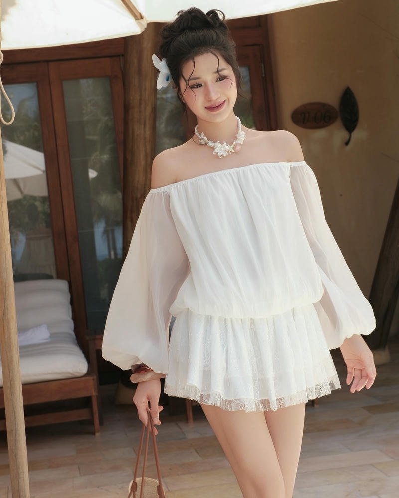 ảnh gái mặc váy ngắn