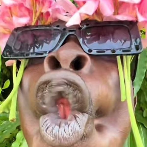 ảnh hôn troll đeo kính