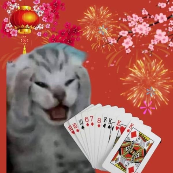 ảnh lì xì troll chia bài