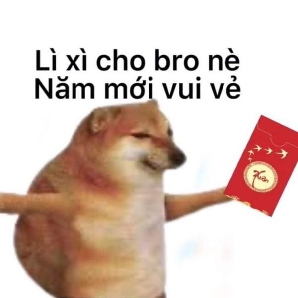 ảnh lì xì troll lì xì brro