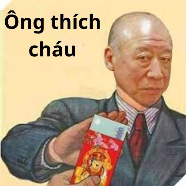 ảnh lì xì troll ông thích cháu