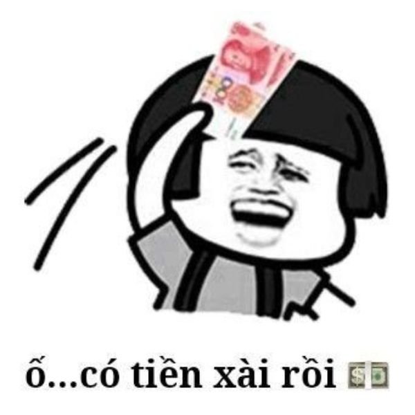 ảnh tay cầm tiền troll có tiền sài