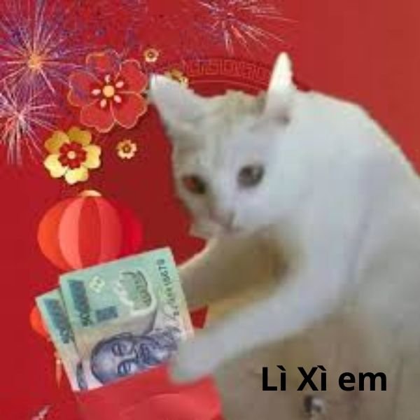 ảnh tay cầm tiền troll lì xì em iu