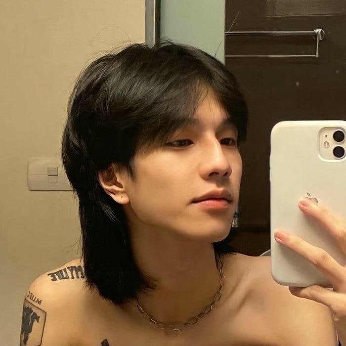 ảnh tóc mullet nam cực ngầu