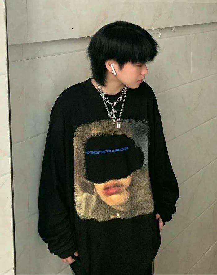 ảnh tóc mullet nam ngầu lòi