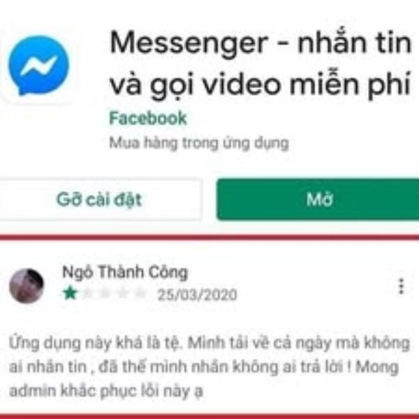 ảnh troll messenger cài đặt
