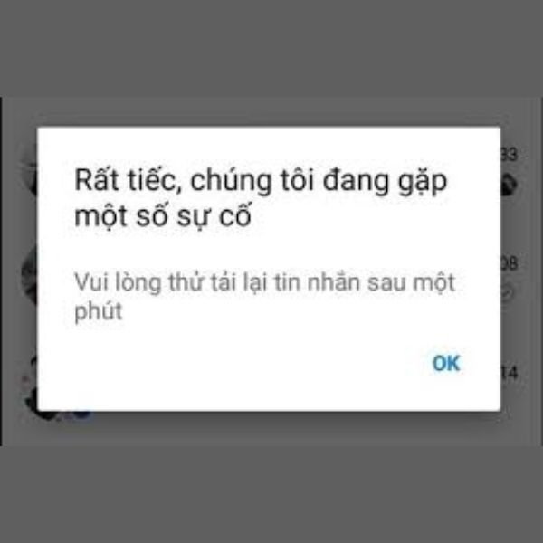ảnh troll messenger gặp sự cố