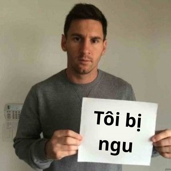 ảnh troll messi bị ngu
