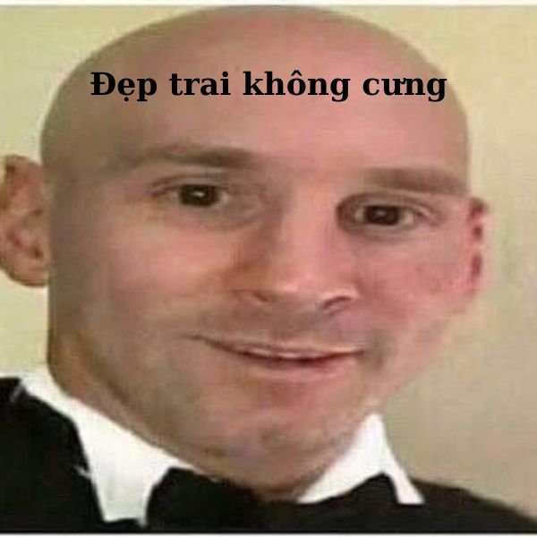 ảnh troll messi đầu trọc