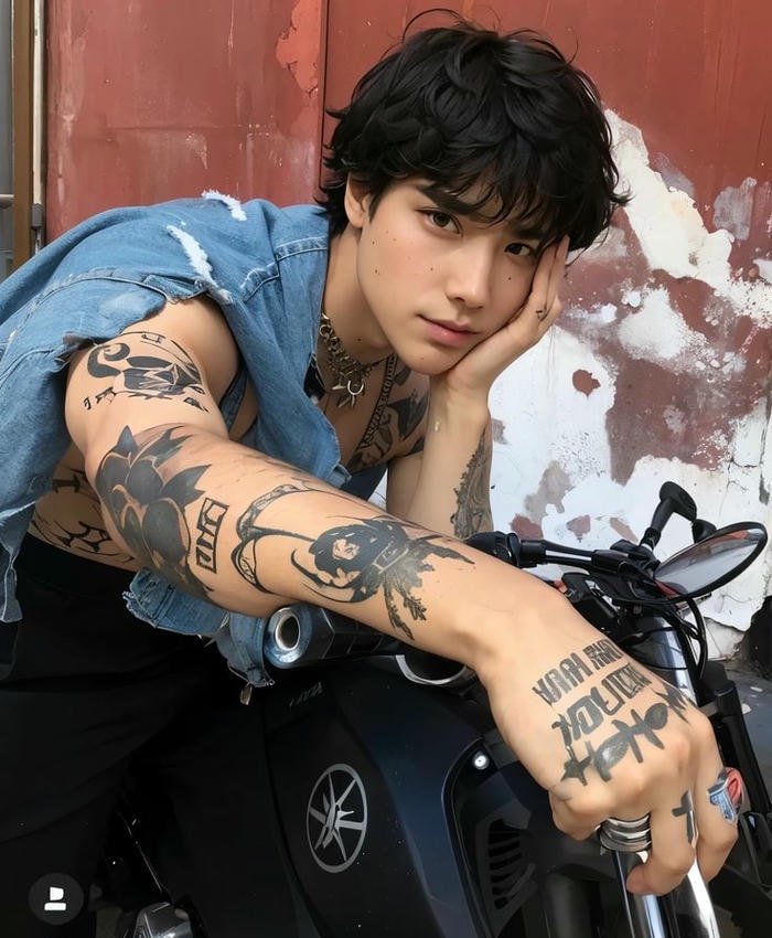 ảnh uốn tóc layer nam chất