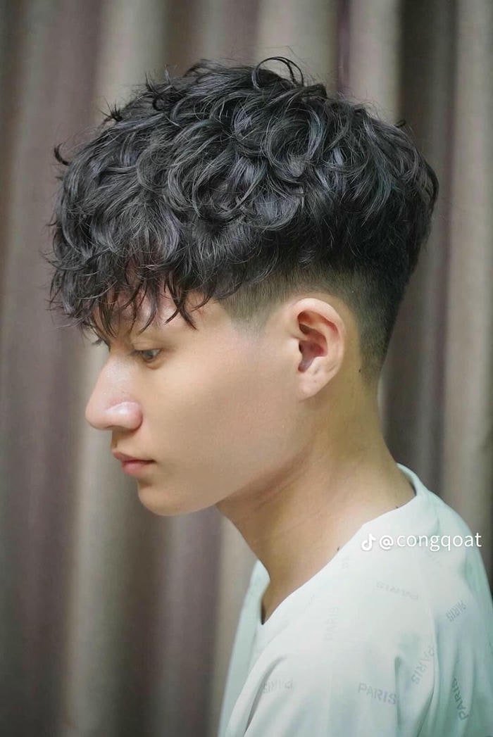 ảnh uốn tóc layer nam đẹp nhất