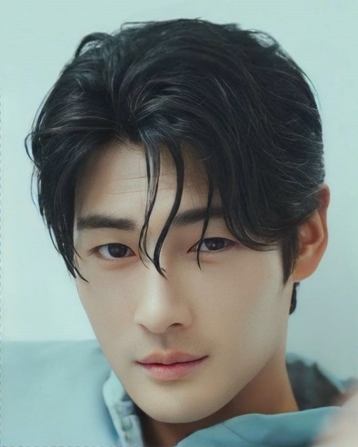 ảnh uốn tóc layer nam ngầu đét