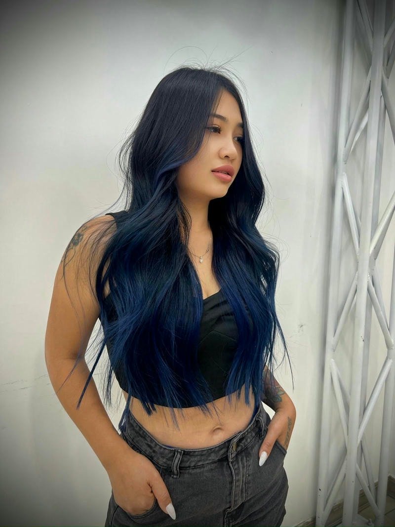 cắt tóc mái xéo nữ