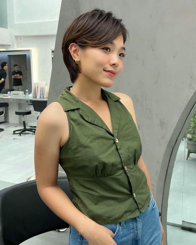 cắt tóc tém nữ