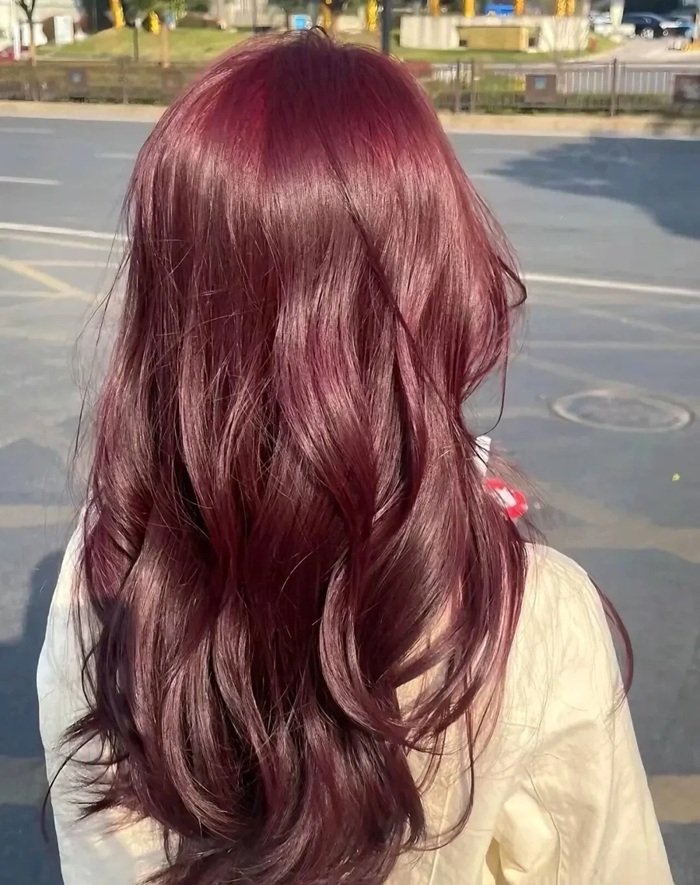 công thức nâu đỏ cherry