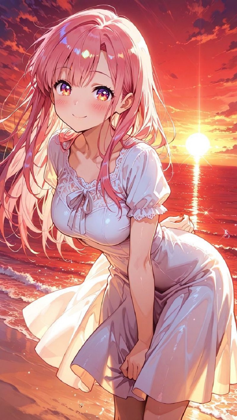 gái xinh anime 3k