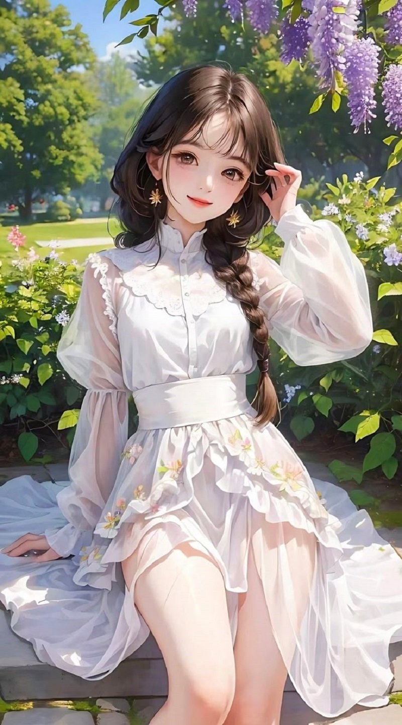 gái xinh anime cute