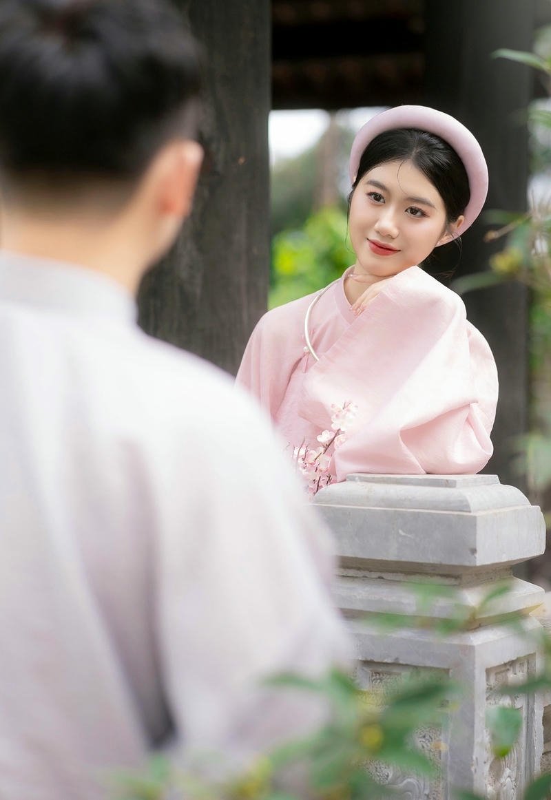 gái xinh đất việt mặc áo dài