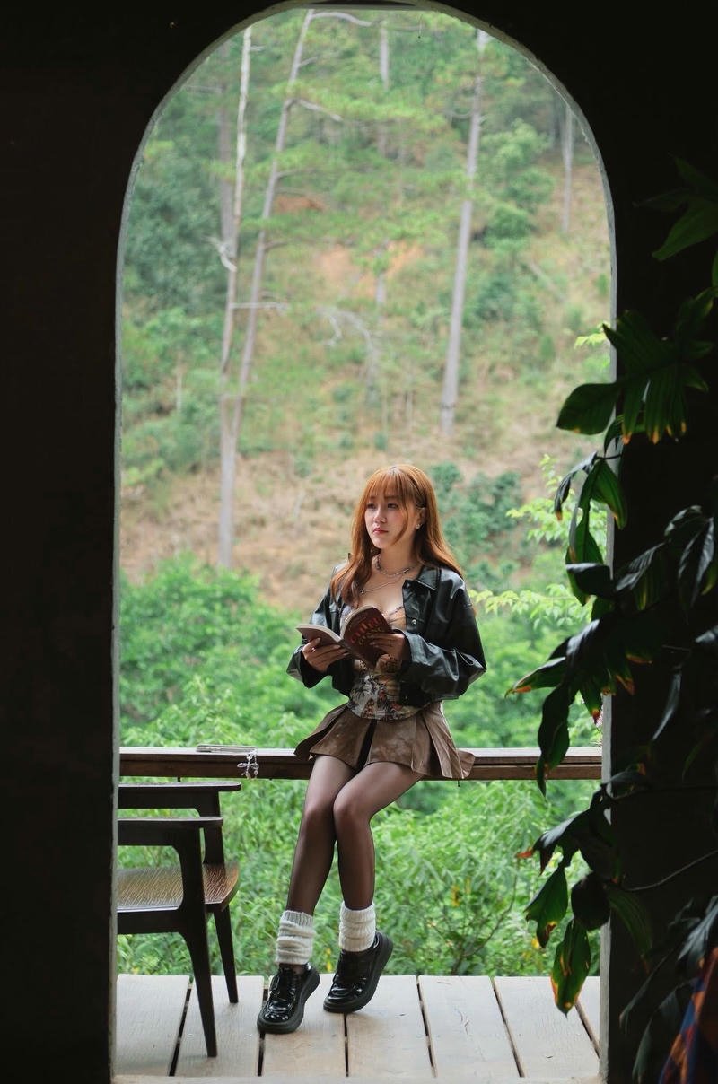 gái xinh đất việt và thiên nhiên