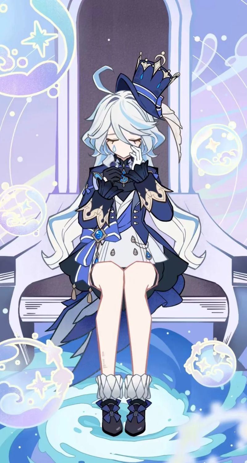 hình ảnh furina 3d