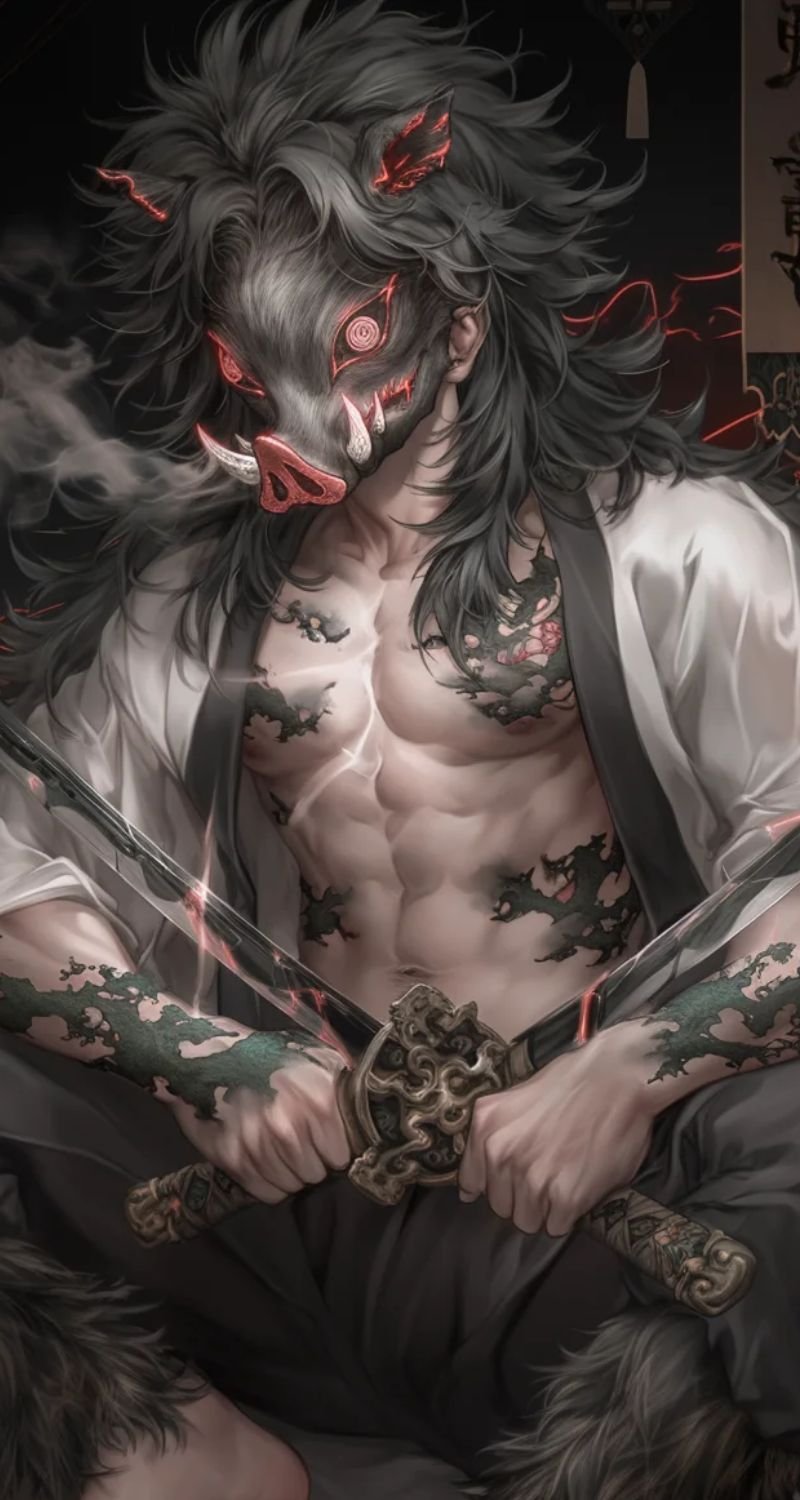 hình ảnh inosuke cực ngầu