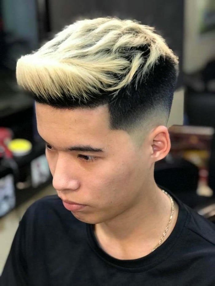 hình ảnh tóc short quiff đẹp ngầu