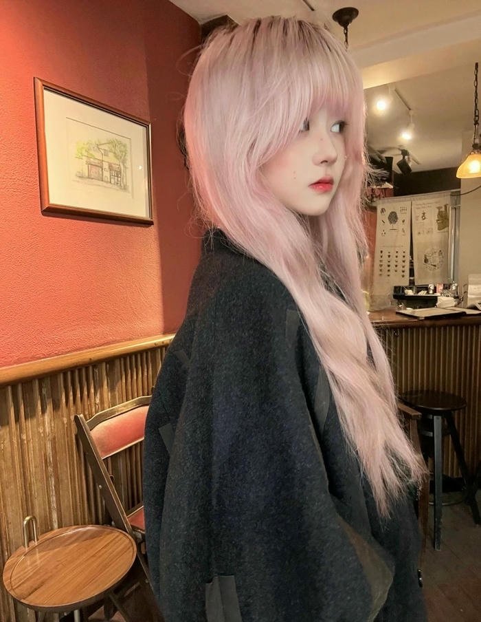 hồng trà sữa tóc