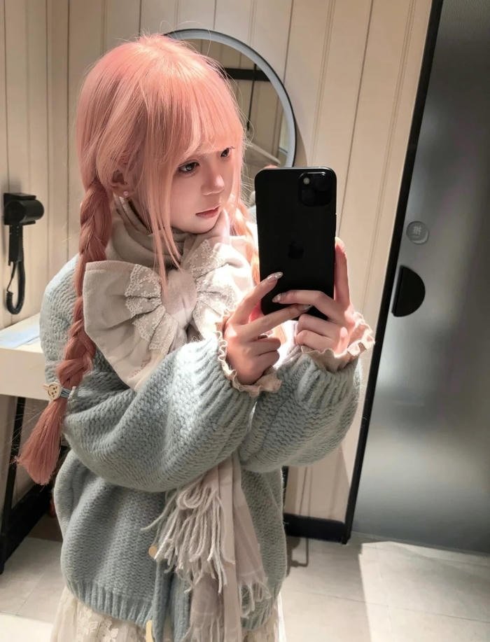 hồng trà sữa tóc