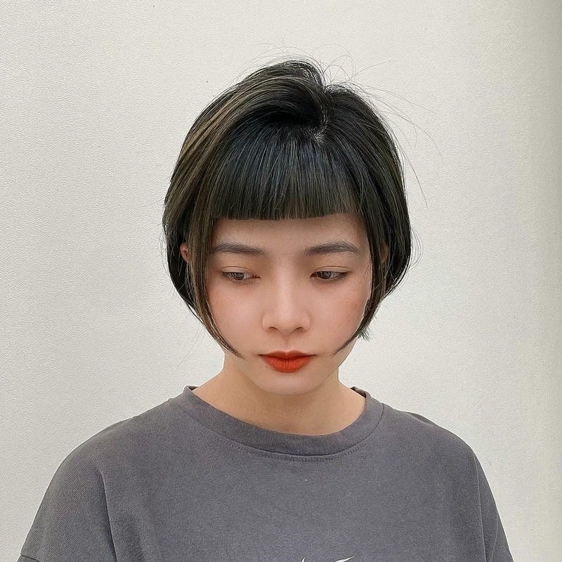 kiểu tóc bob nhật tỉa mái