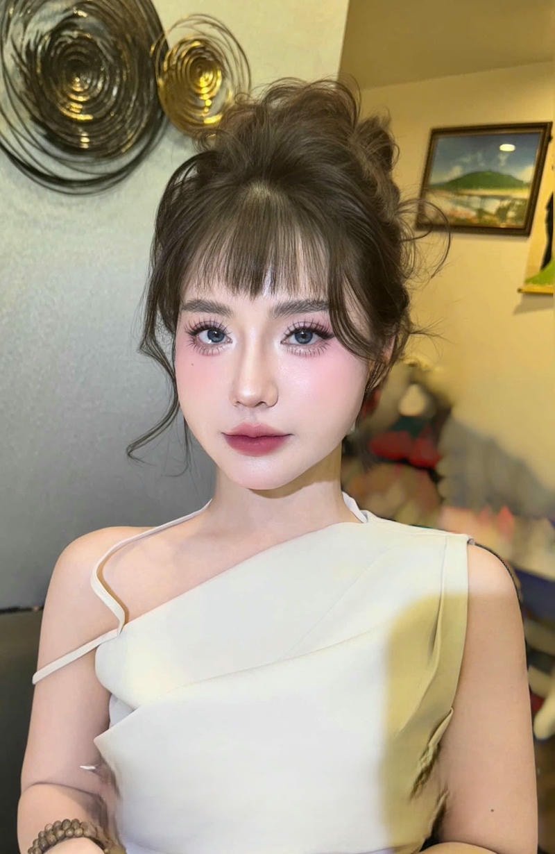 kiểu tóc dự tiec đẹp