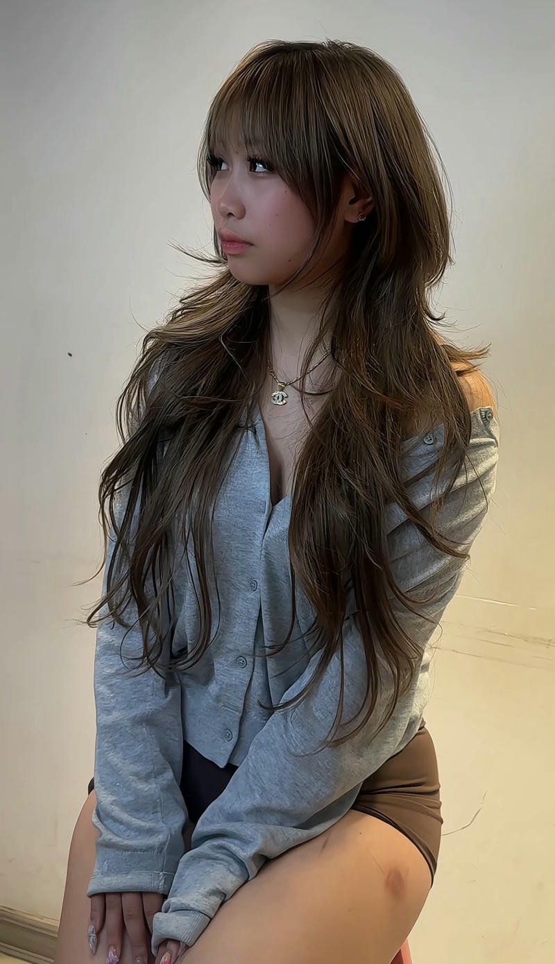 kiểu tóc hàn quốc nữ mặt tròn