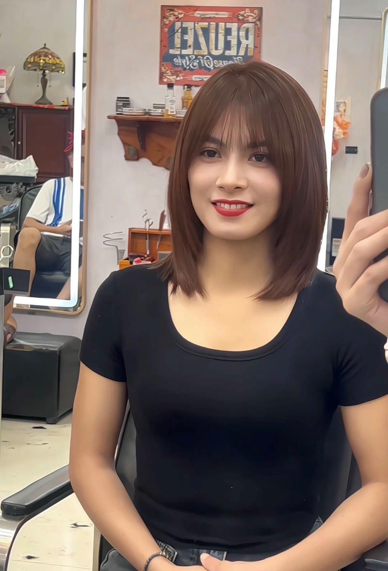 kiểu tóc layer ngắn