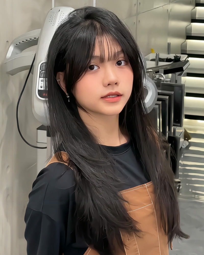 kiểu tóc mái mưa