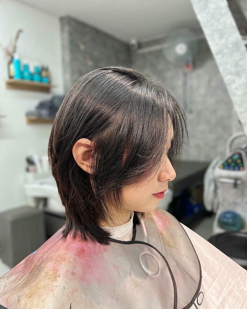 kiểu tóc mullet nữ