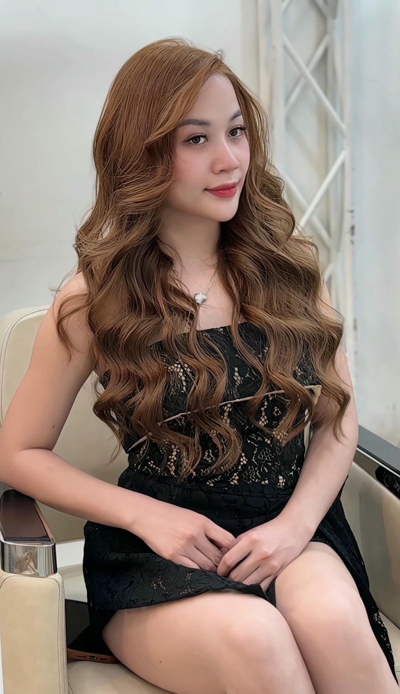 kiểu tóc nữ mặt dài