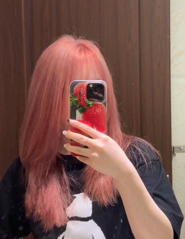 màu tóc hồng