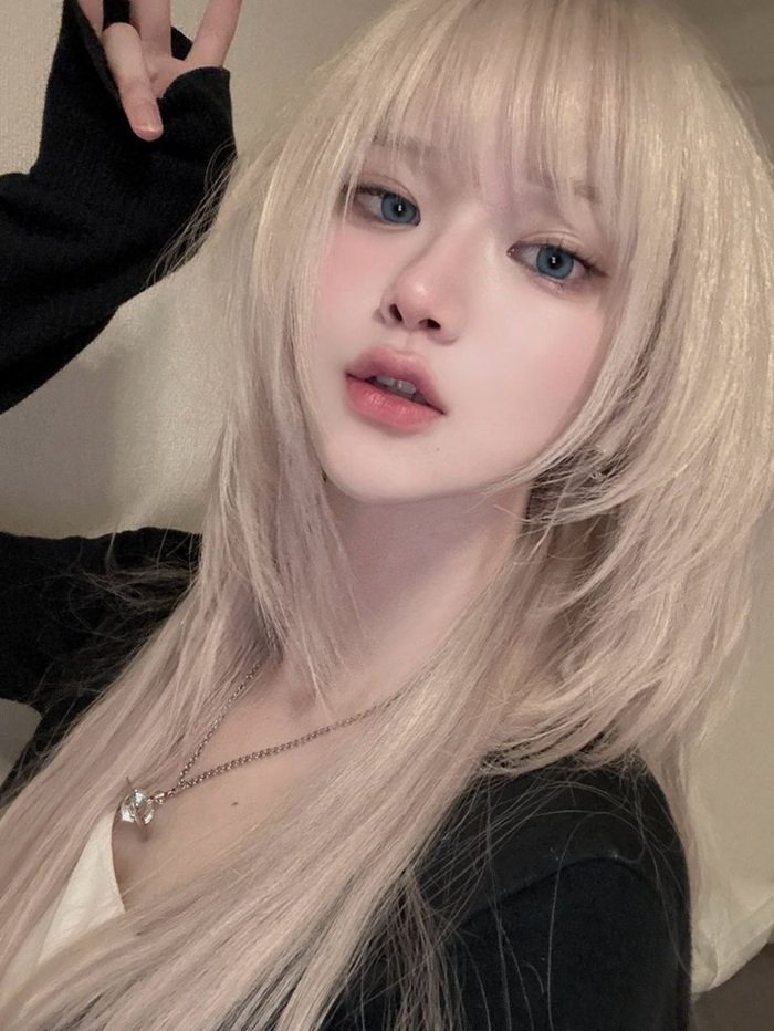 màu tóc nhuộm bạch kim