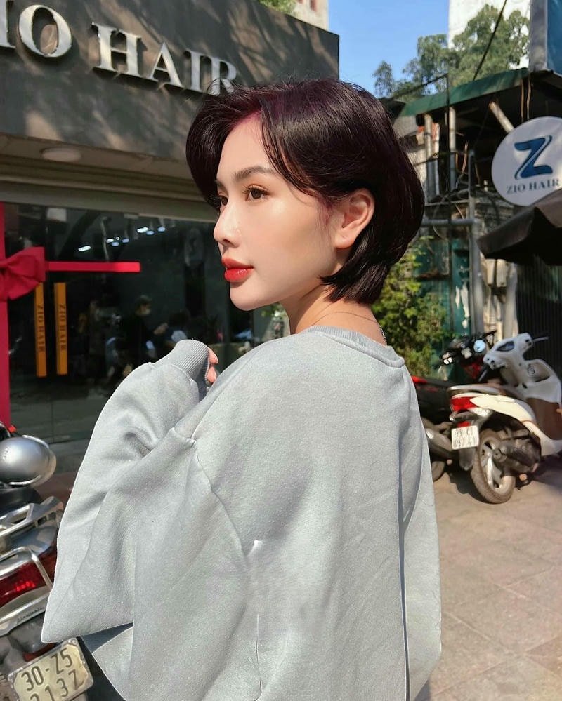 mẫu tóc tém nhật