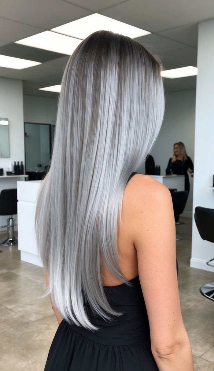 màu xám khói nữ