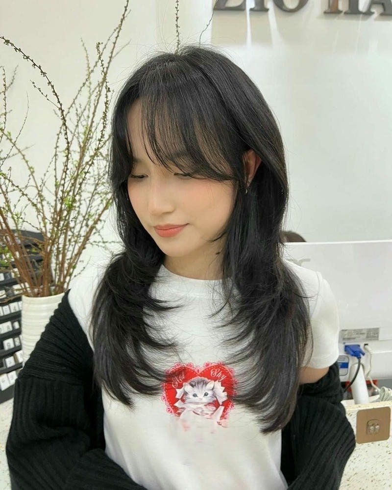 mullet layer cho nữ