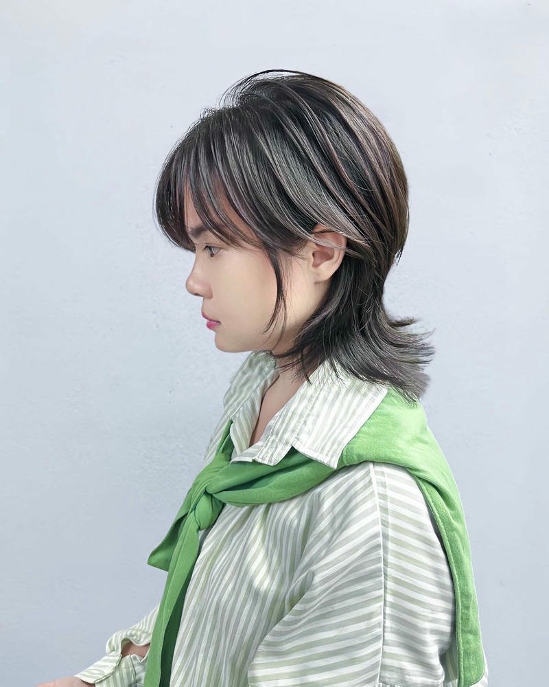 mullet layer nữ ngắn