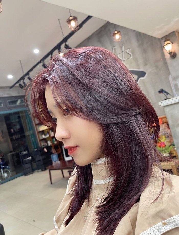 nâu đỏ cherry trầm